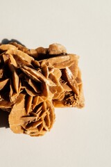 Desert rose mineral cluster