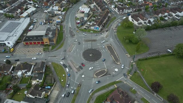 Swindon's iconic Magic Roundabout