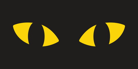 cat eyes icon halloween vector kitten head calico neko pet character cartoon symbol tattoo stamp scarf illustration