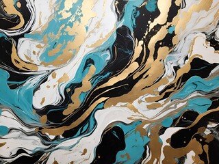 Abstract Marble Stone Texture Painting Luxury Wall Art Design - ai generated