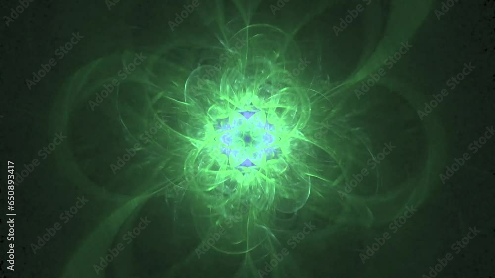 Poster digital art of abstract geometric shapes and lines of different colors