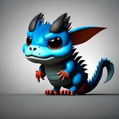 blue dragon cartoon