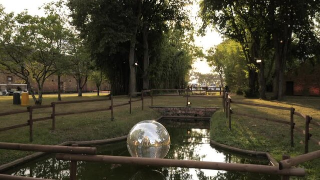 Beautiful garden event decoration