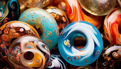 textured sample of jewelry material known as: Murano Glass - obrazy, fototapety, plakaty