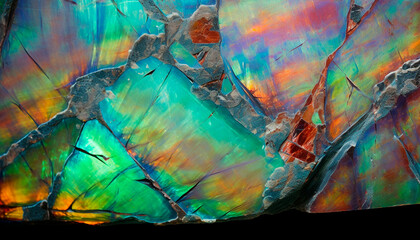 textured sample of jewelry material known as: Opal - obrazy, fototapety, plakaty