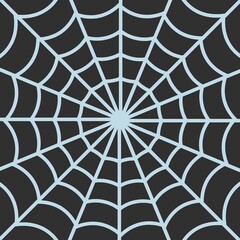 Spider web design on dark gray background