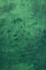 Dark green background, grunge texture background, with fingerprints and brushes.