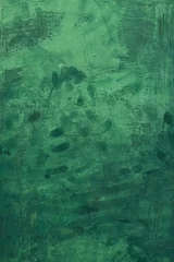 Foto op Plexiglas Dark green background, grunge texture background, with fingerprints and brushes. © Irina Satserdova