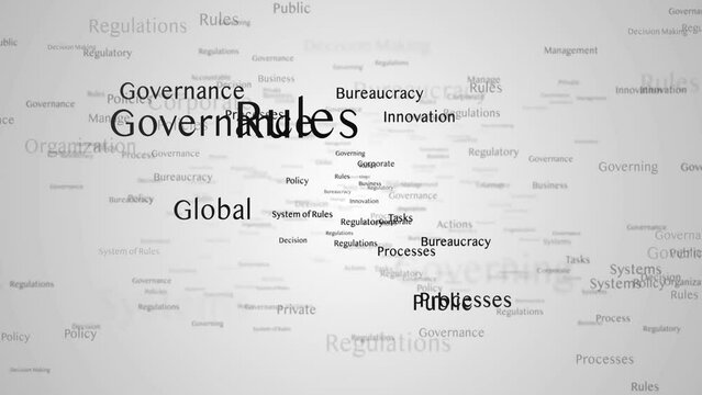 GOVERNANCE Keywords Animation, Background, Loop, 4k
