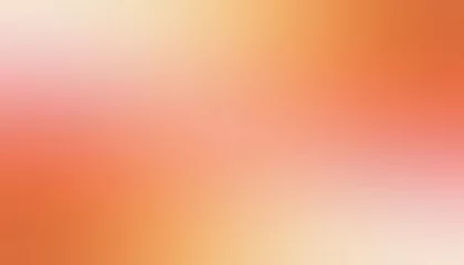 Foto op Plexiglas Orange, yellow and soft pink gradient background. © Cintia