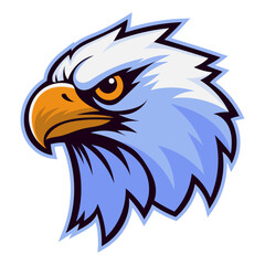 eagle head mascot esport logo