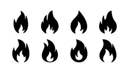 Fire icon vector. fire flame icon