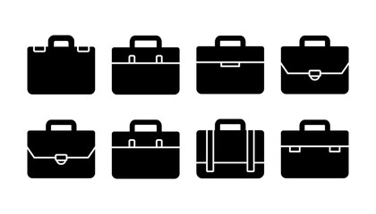 Briefcase icon vector. Portfolio vector icon. suitcase icon