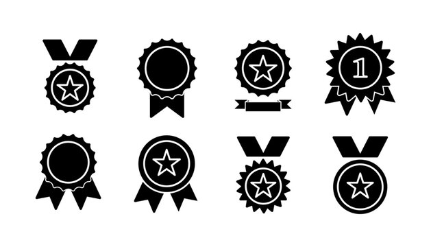 Achieve icon vector. medal icon vector. award. Certificate. approved