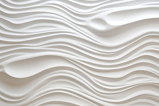 white wavy texture abstract design