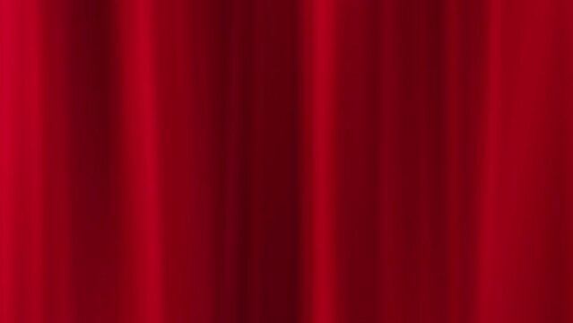 Red color wave cloth pattern material. Looping video background.(030)