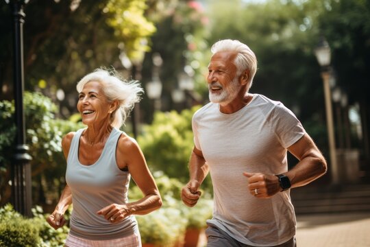 Couple of Fit Seniors Living Active Life Stock Photo - Image of retiree,  healthy: 232373594