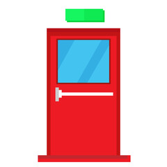 exit door illustration