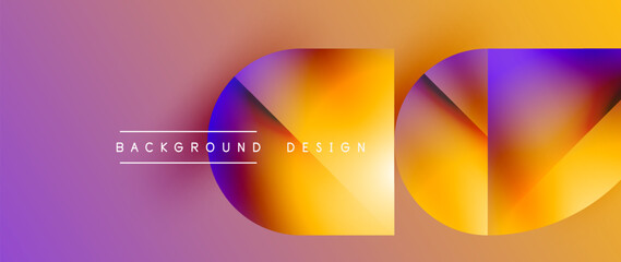 Essence of minimalism - metallic circles and squares converge upon canvas, study in restraint. The play of light on their surfaces forms subdued dance, epitomizing sophistication in simplicity