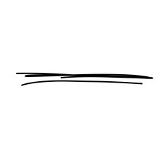 Hand drawn scribble lines