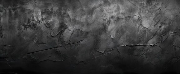 Fototapeta premium Black or dark gray rough grainy stone texture background