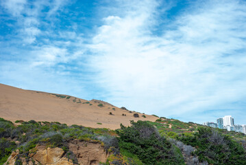 a dune in Concon, Valparaiso, Chile