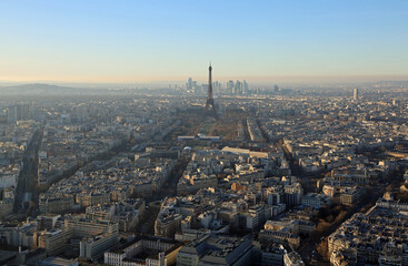 West Paris - View from Montparnasse Tower, Paris, France