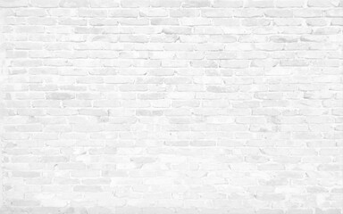 Horizontal weathred white bricks. Abstract white brick wall texture for pattern background.