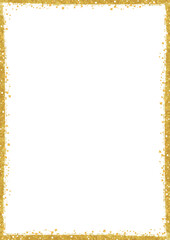 金粉のような飾りで囲んだフレーム