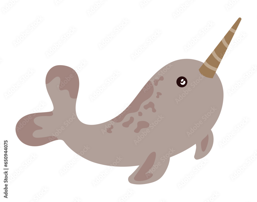 Canvas Prints artic animal narwhal