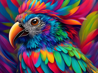 Obraz premium blue and yellow macaw