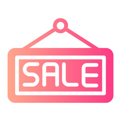 sale tag gradient icon