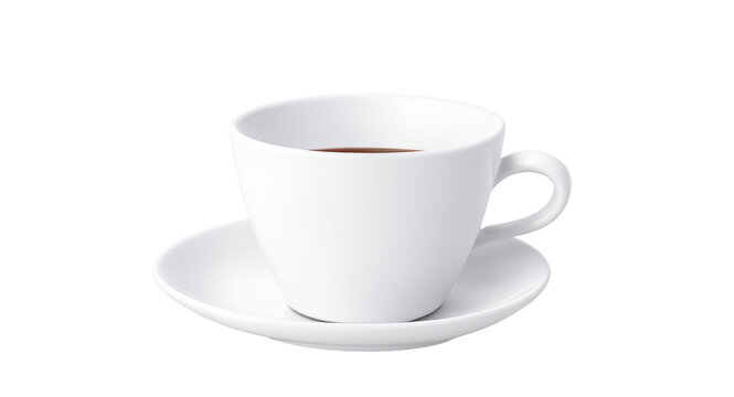 Hot tea cup on Transparent Background 