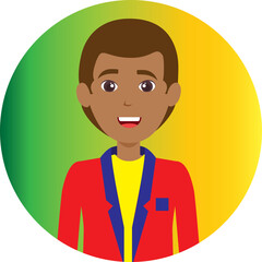 Face vector hand drawn profile