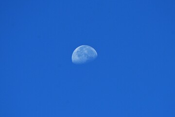 The face of the moon. Background material of the phases of the moon.