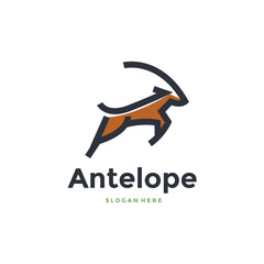 antelope modern line logo
