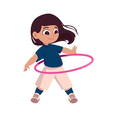 cute girl with ula ula