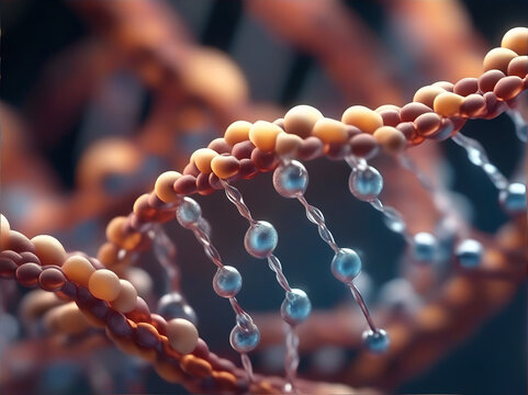 chromosome dna structure microscopic macro shot