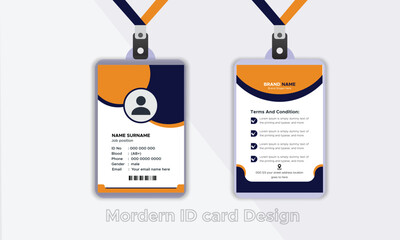 Creative and premium ID Card Template Design.