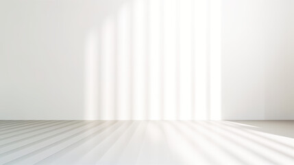 Empty room with white wall