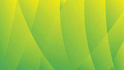 Bright green gradient polygon abstract background