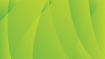 Bright green gradient polygon abstract background