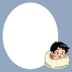 Obraz premium girl with a bubble