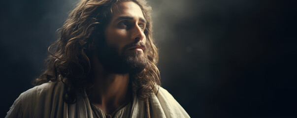 portrait of Jesus Christ, savior of mankind.