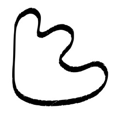 Line Abstract Hand Drawing