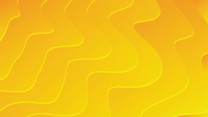Orange and yellow abstract wave modern luxury texture background