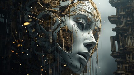 unveiling objectivity, digital art illustration, Generative AI