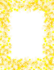 Winter Frame, Snowflake border