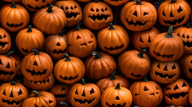 Halloween pumpkin background image