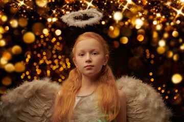 little angel girl